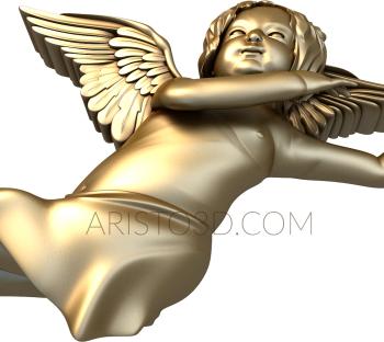 Angels (AN_0015) 3D model for CNC machine
